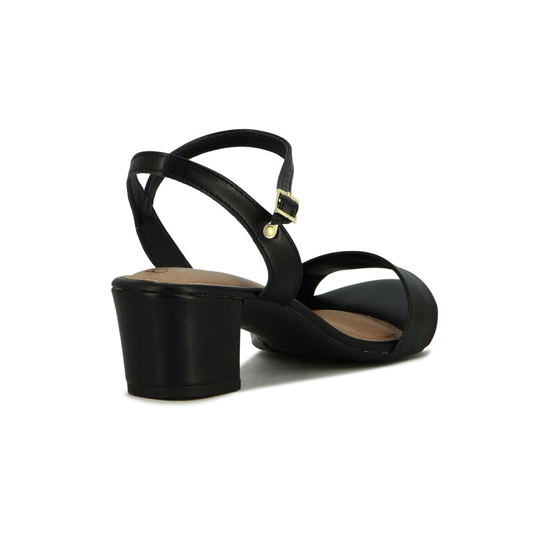Sandalia Beira Rio Mujer Taco 5cm Negro