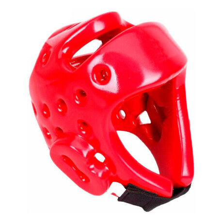 Casco Cabezal Protector Boxeo Taekwondo Karate Mma Rojo
