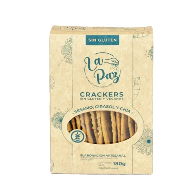 Galletas mix de semillas s/gluten La Paz Galletas La Paz Mix De Semilla