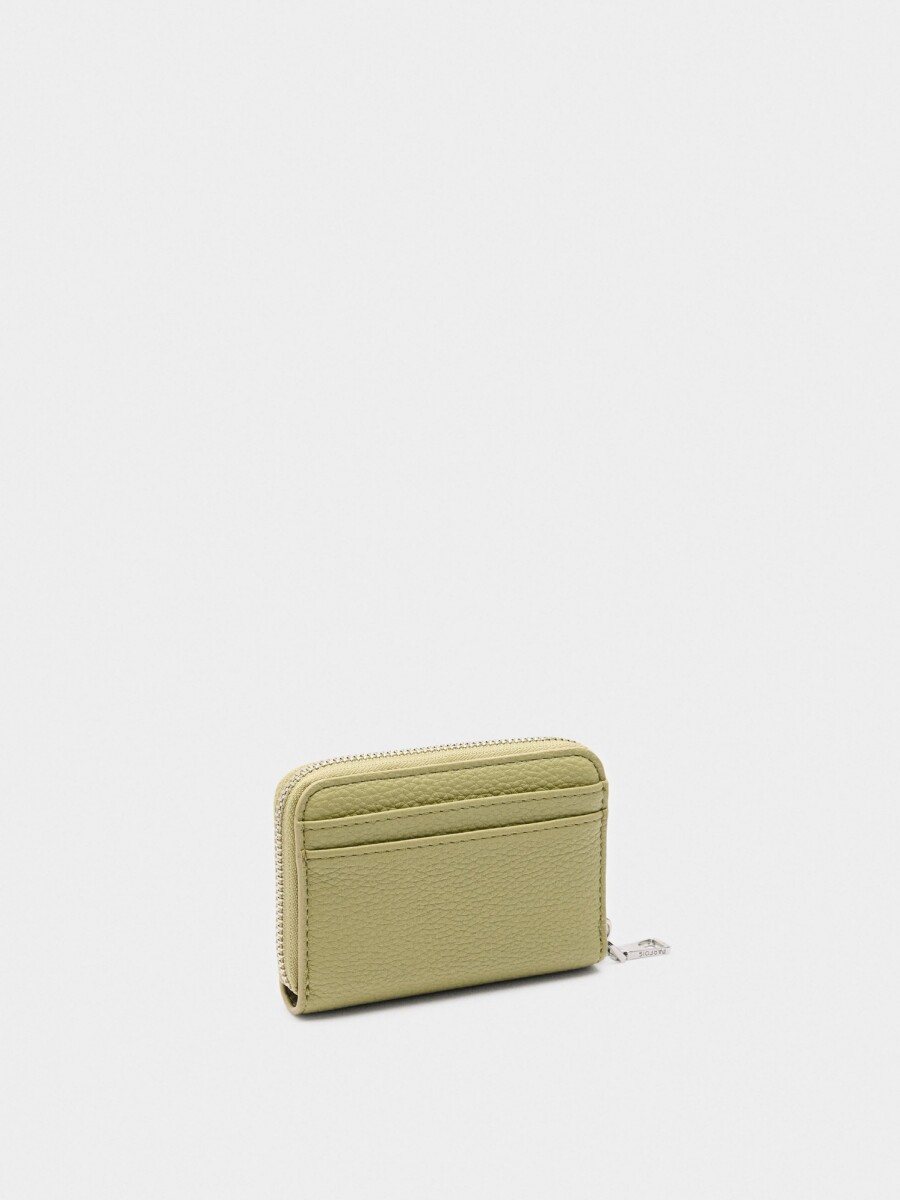 Cartera Básica Con Textura verde