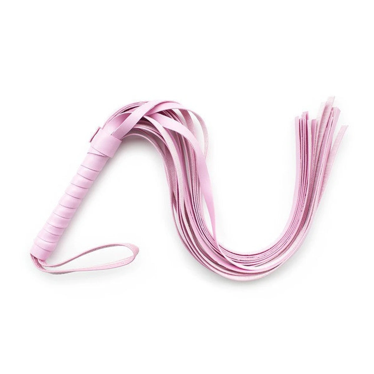 Látigo De Cuero Vegano 54 cm - Rosa 