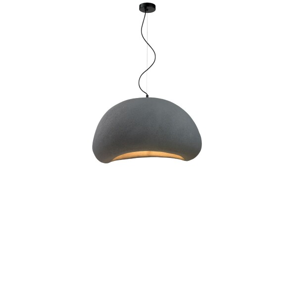 LUMINARIA DE TECHO GREY STONE Gris - Extra Large