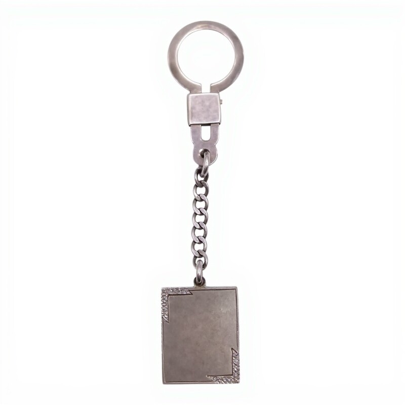 LLAVERO LISO PARA GRABAR - PLATA plateadouniforme