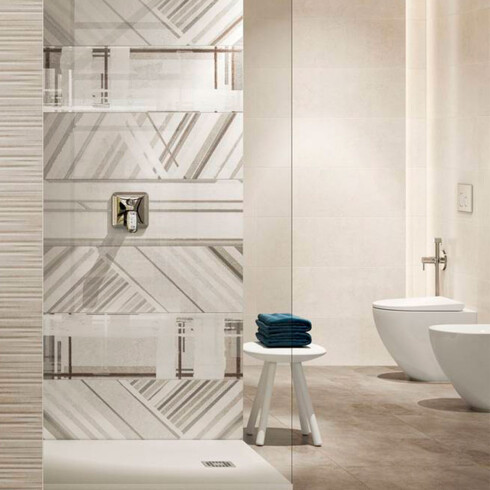 Revestimiento Decorado Pared Gris Mate 30X90 GAMAS DE GRIS