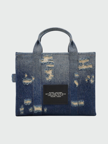 Marc jacobs - THE RIP AND REPAIR DENIM MEDIUM TOTE BAG 491