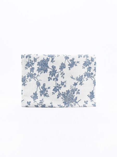 SENDERO POLIESTER FLORAL 33X180CM (12) AZUL