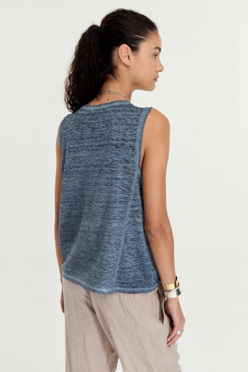 REMERA BOX Azul