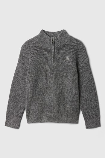 Buzo Medio Cierre Toddler Niño Charcoal