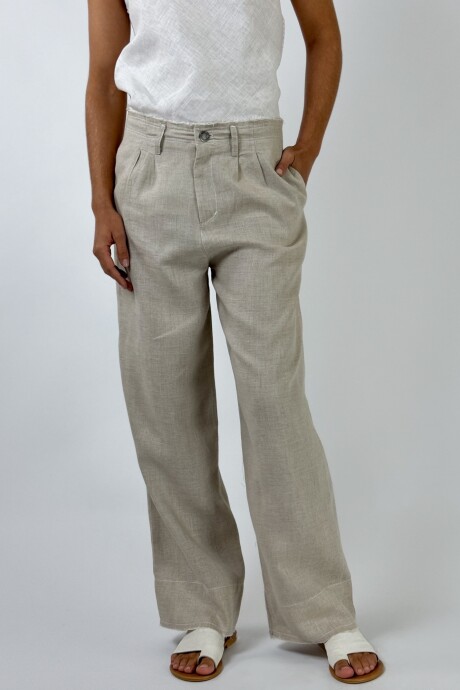 PANTALON MANHATTAN Beige