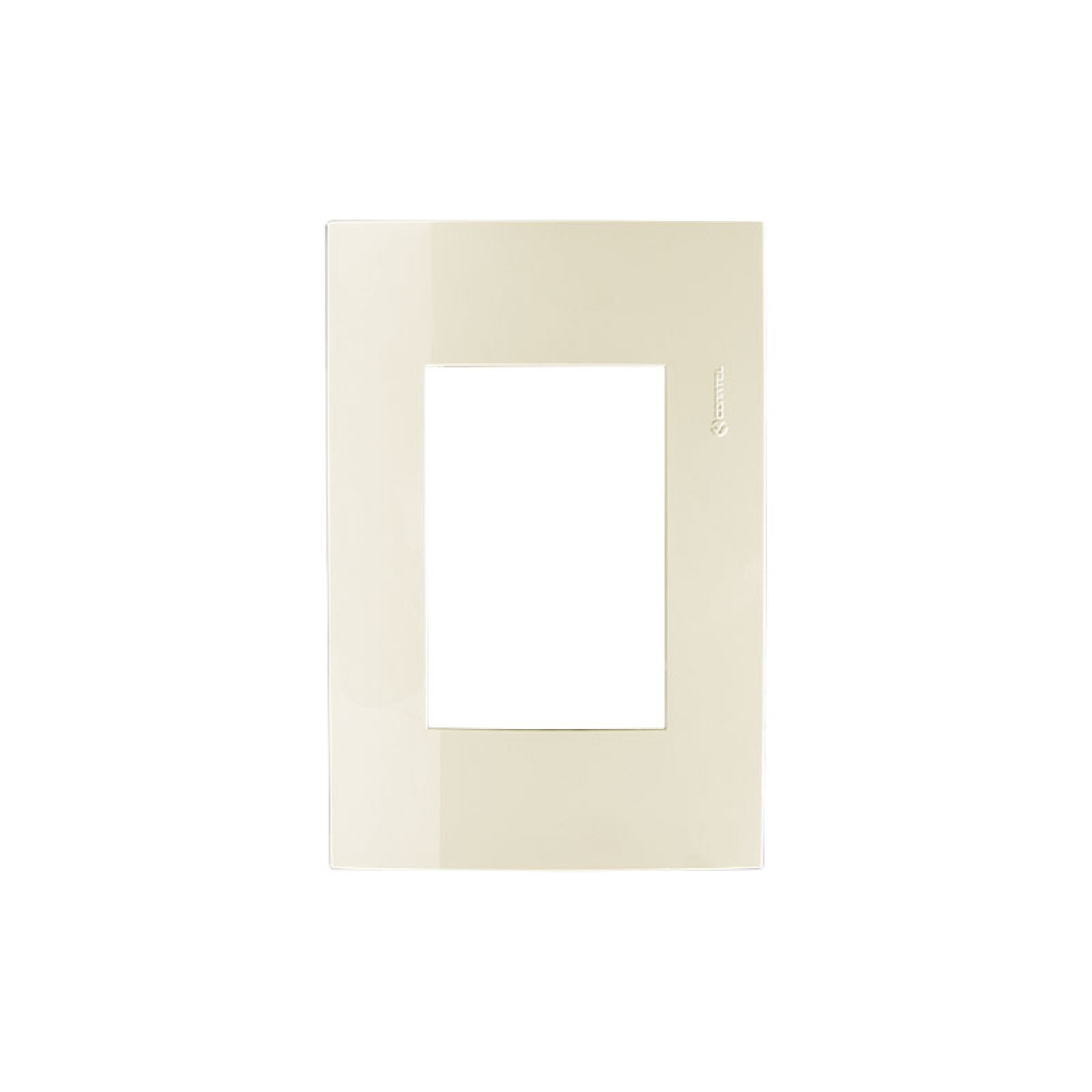 Plaqueta p/3 módulos - Presta Pro marfil - C51342 
