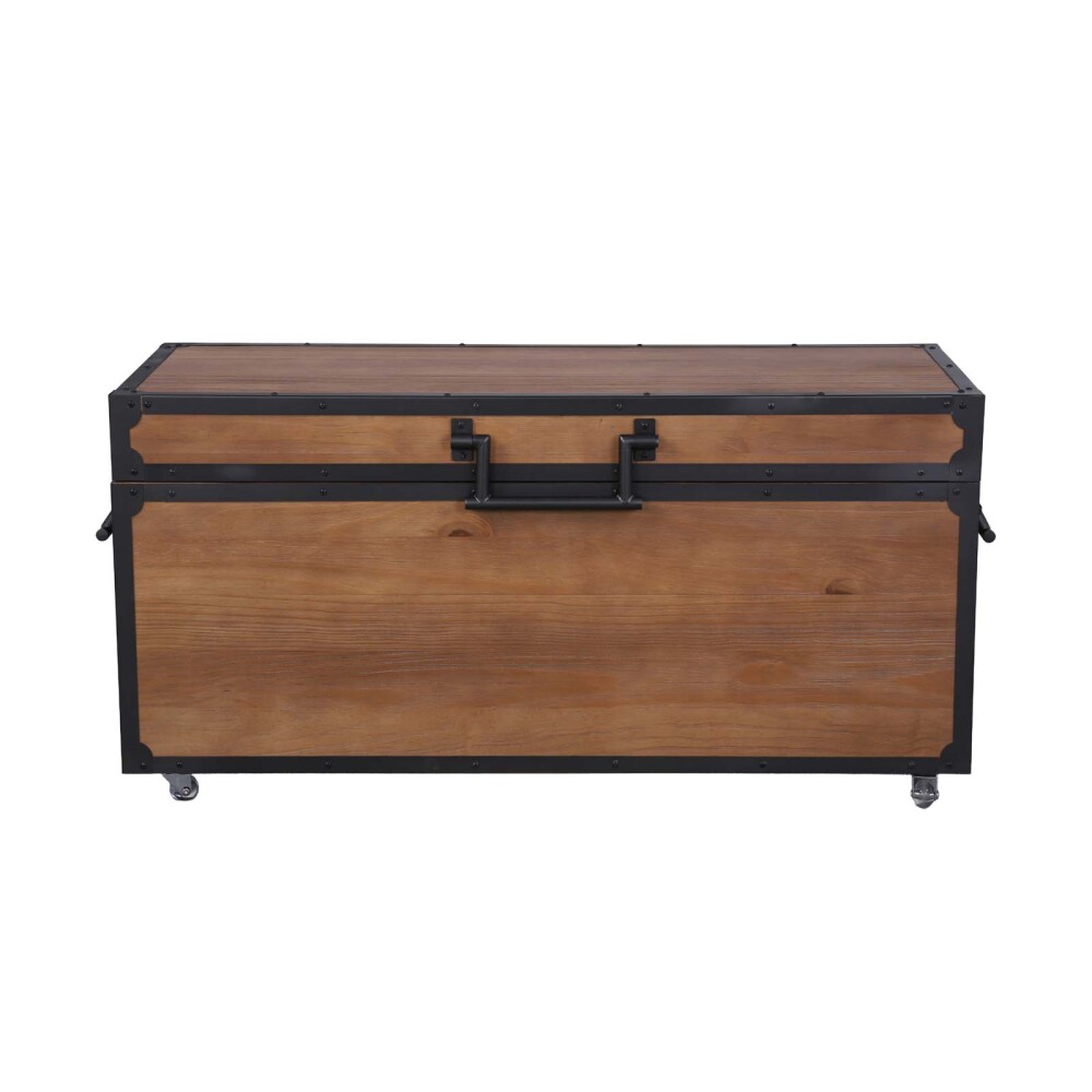 PIE DE CAMA MADERA MARRON TERRANO