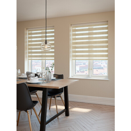 Cortina Enrollable Doble Alsten 100X250Cm Natural