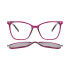 INVU Clip-On M4205C col Transp.Purple Invu Clip-on M4205c Col Transp.purple