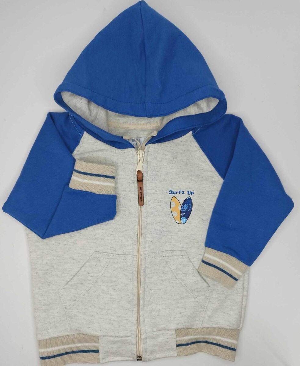 Campera Felpa combinada 