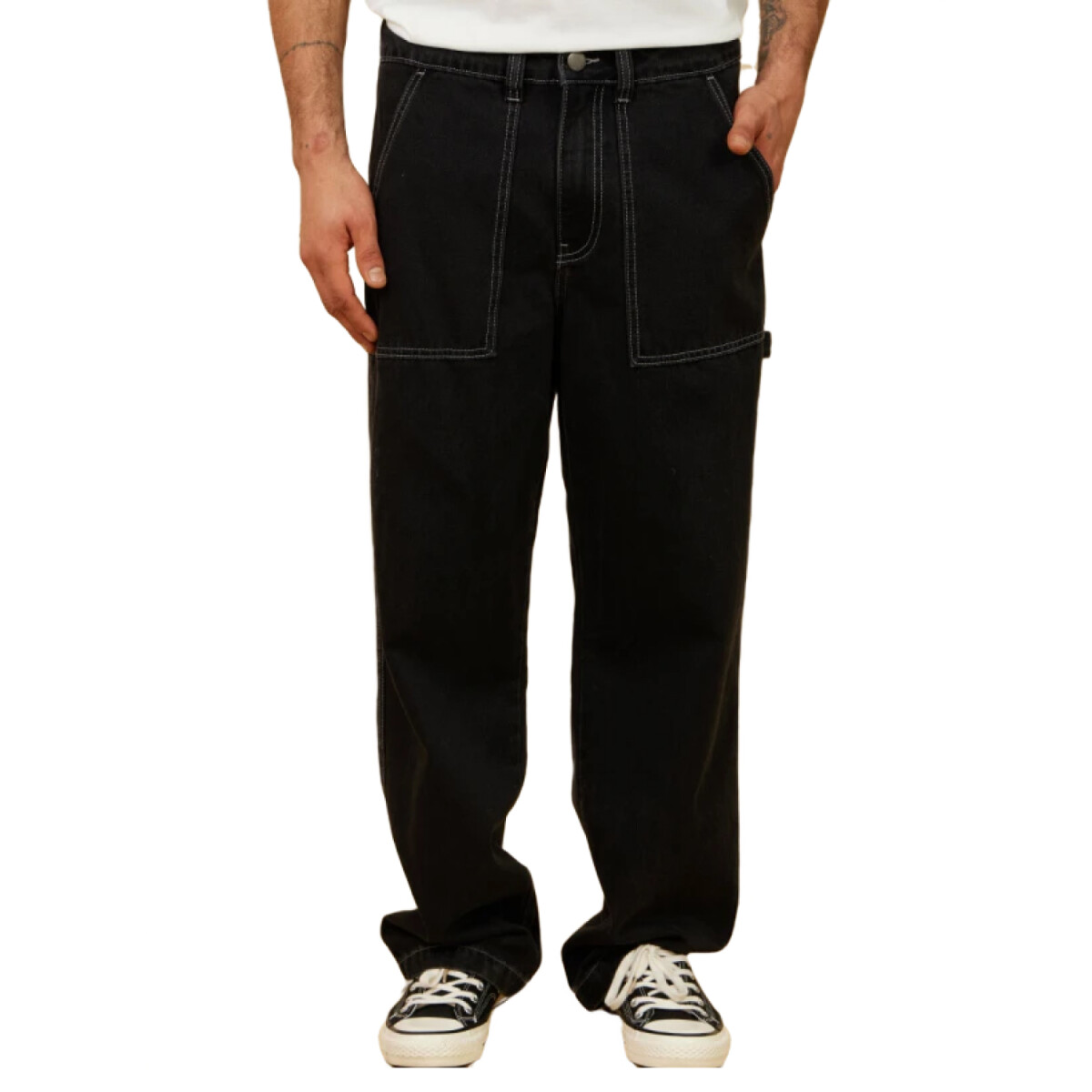 Pantalon Rusty Caster - Negro 