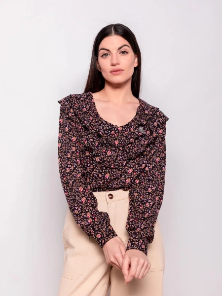 BLUSA ALLIE MARTINETA NEG FLOREA
