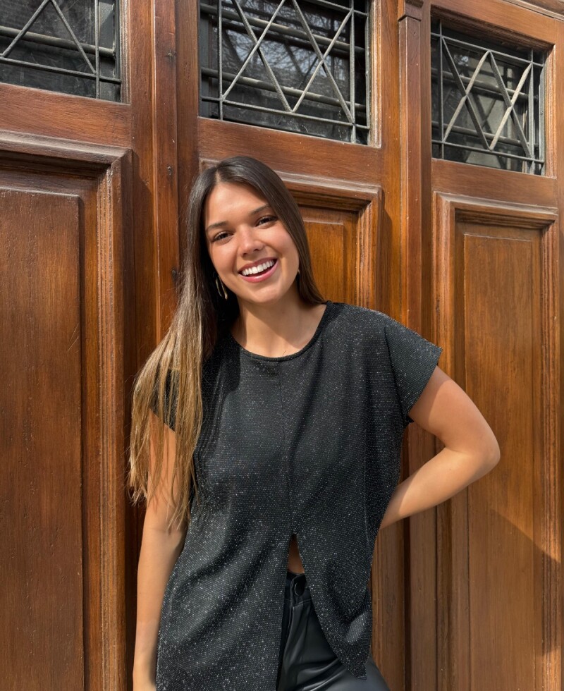Blusa lurex tajo Blusa lurex tajo