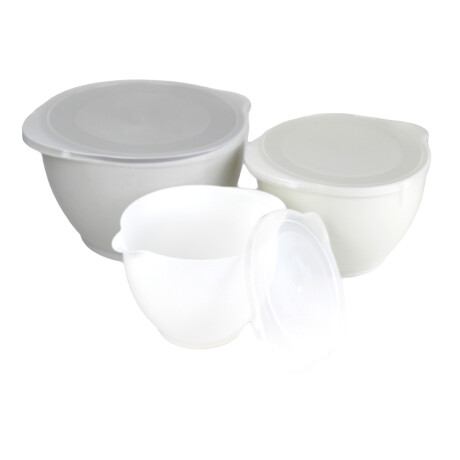 Set de 3 bowl de plástico Set de 3 bowl de plástico