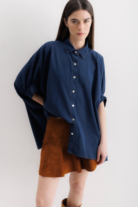 Camisa Xenia Jean Oscuro