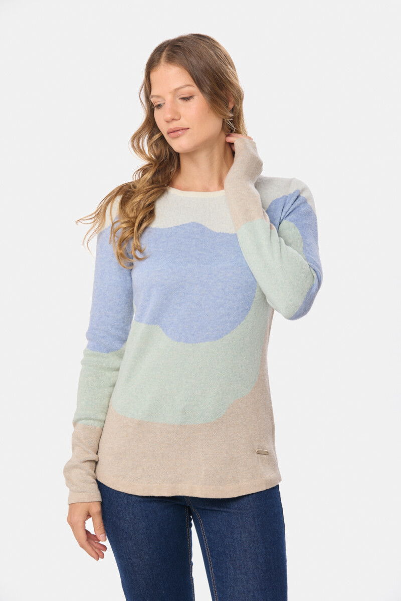 BUZO TEJIDO FANTASIA - Beige 