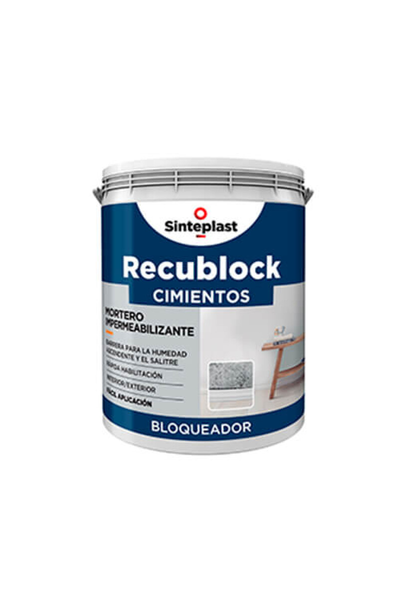 Recublock Cimientos 5lts 
