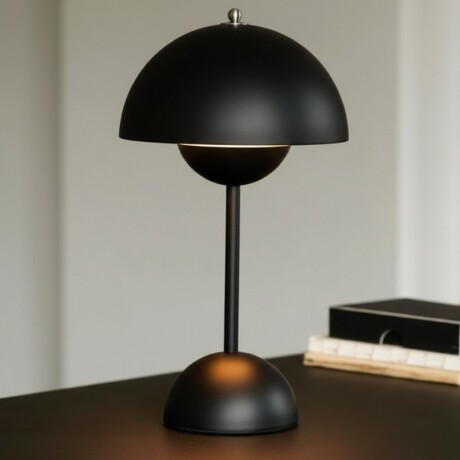 LAMPARA DE MESA RECARGABLE KERS Lampara De Mesa Recargable Kers Negra