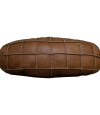Almohadion Cuero 76x35cm oval grande Marron