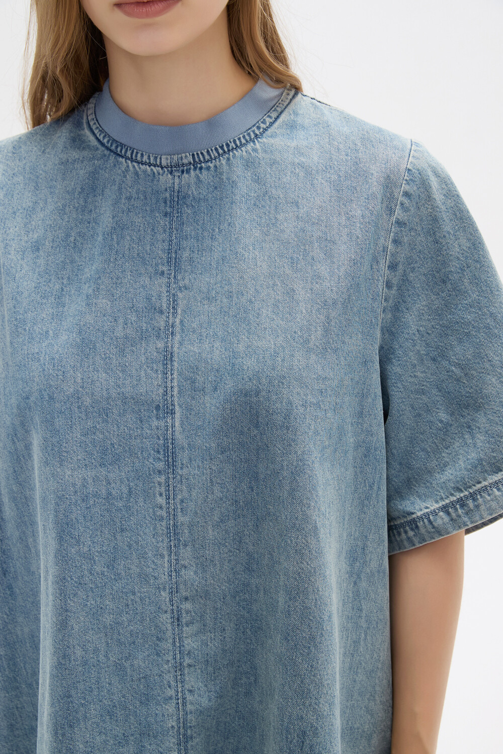 Vestido Ulan Celeste Claro