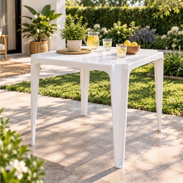 MESA PVC CUADRADA BELA VISTA - MOR MESA PVC CUADRADA BELA VISTA - MOR