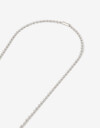 Cadena Corta con Dije Metal Collar De Acero Men´s Collection - Plateado