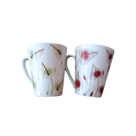 TAZA CERAMICA FLORES 8 10CM HA 3054 TAZA CERAMICA FLORES 8 10CM HA 3054