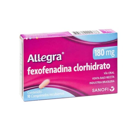Allegra 180mg 10 comprimidos Allegra 180mg 10 comprimidos