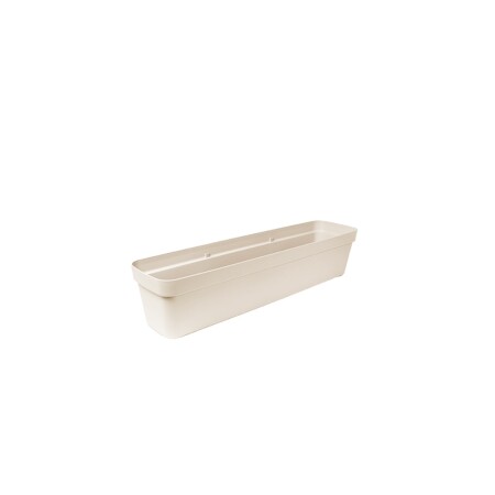 MACETA JARDINERA RECTANGULAR FLORATTA NR 80 20,5LTS BEIGE GRIS