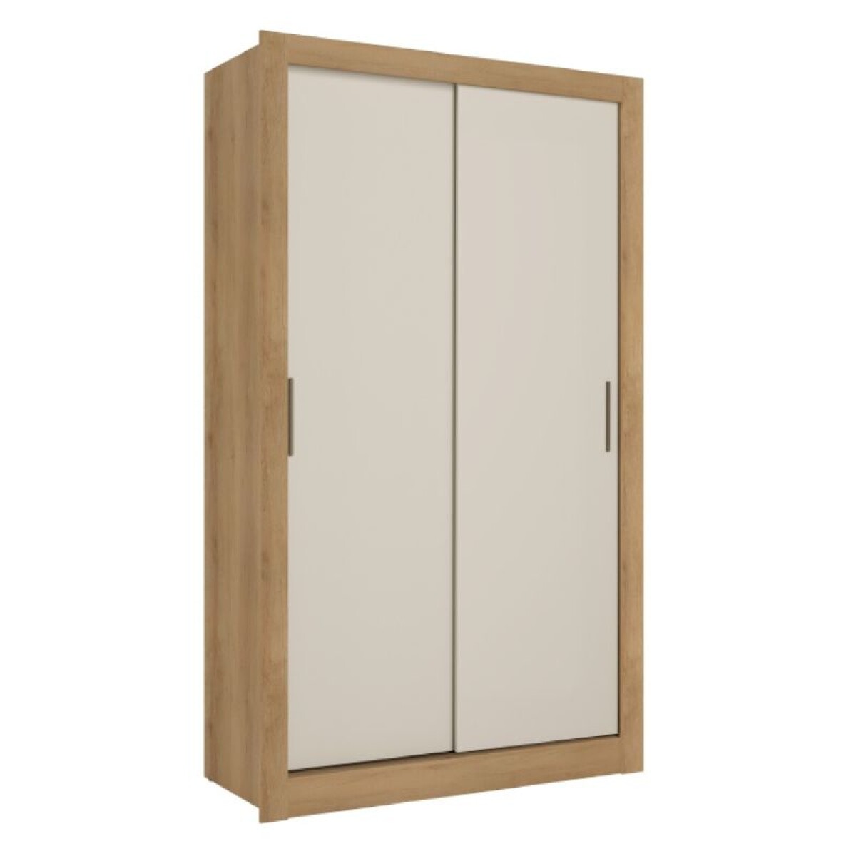 ROPERO 2 PUERTAS CORREDIZAS CITY - CAPUCCINO/OFF WHITE O MENTA 