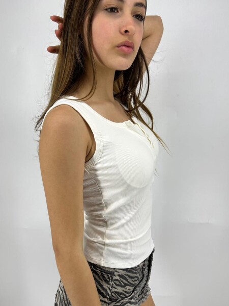 MUSCULOSA SLOWLY 2119 BLANCO