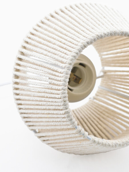 LAMPARA RATAN DECO CRUDO