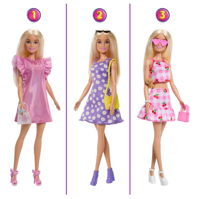 Barbie Dream Closet con muñeca de moda, ropa y accesorios, 91 cm de ancho Barbie Dream Closet con muñeca de moda, ropa y accesorios, 91 cm de ancho