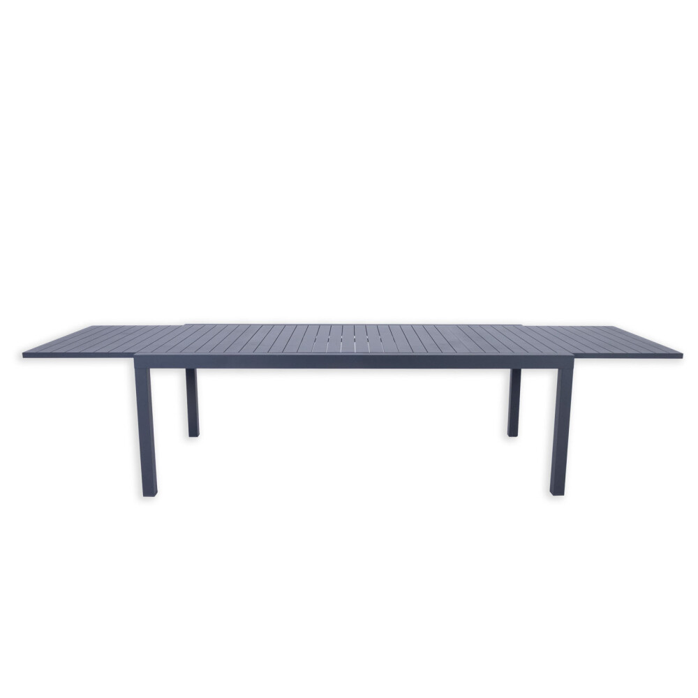 MESA COMEDOR EXTENSIBLE ALUMINIO GRIS PACIFIC