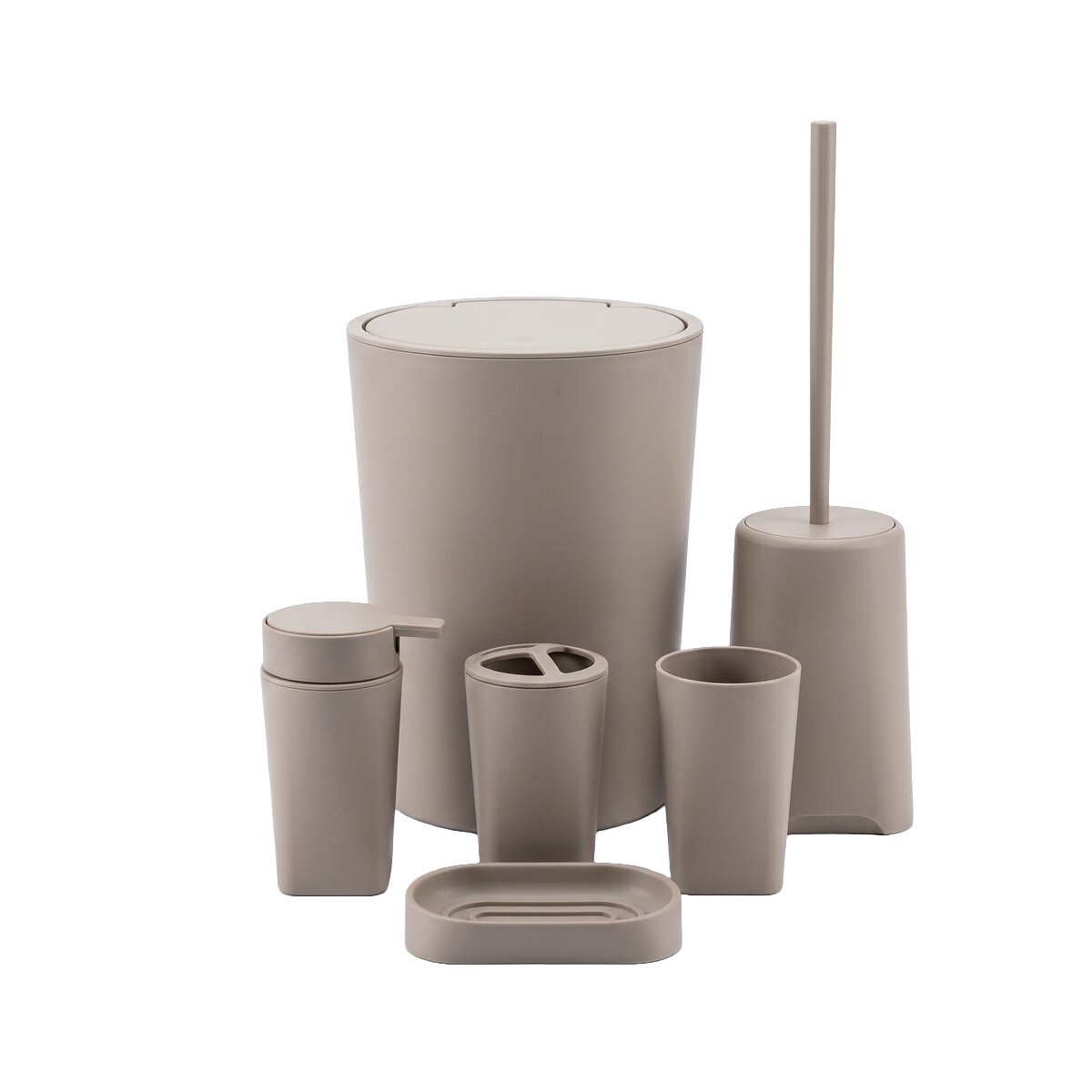 JGO DE ACCES BEIGE P/BAÑO 6PZAS 