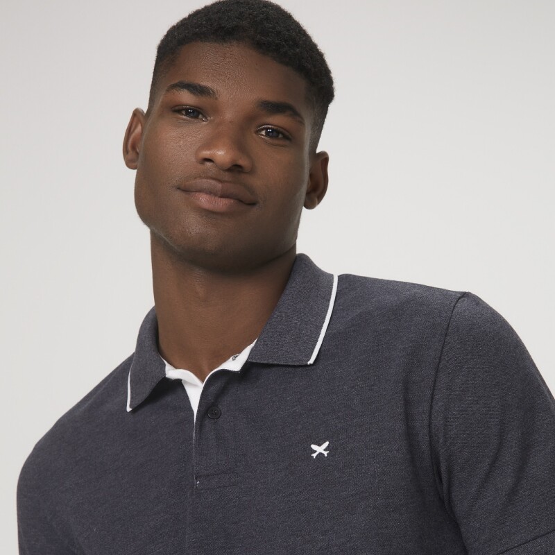 CAMISA POLO MM MASC PRETO