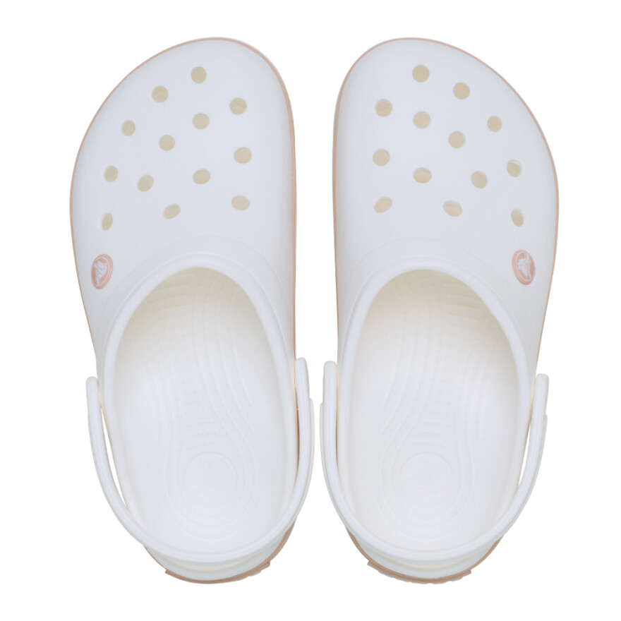Crocs Crocband Clog - Unisex White/pink Caramel