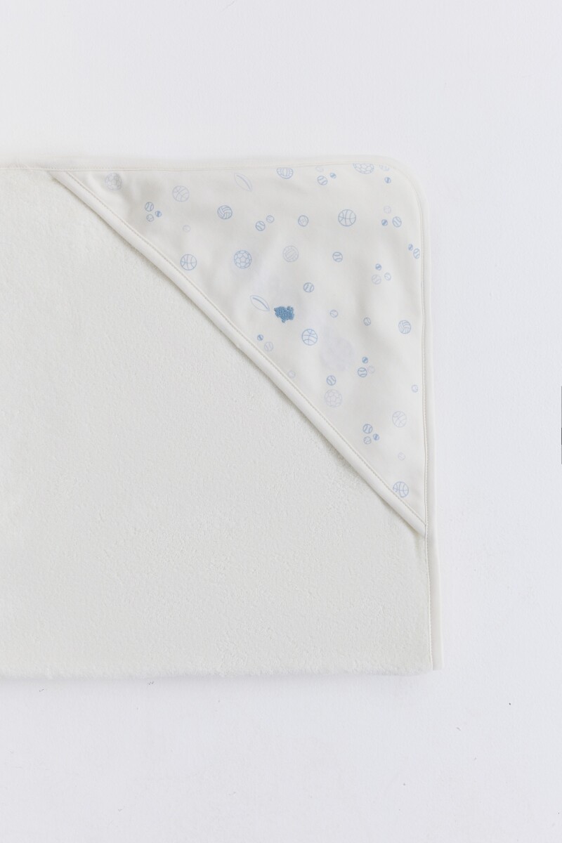TOALLA CHICA PETER Off White