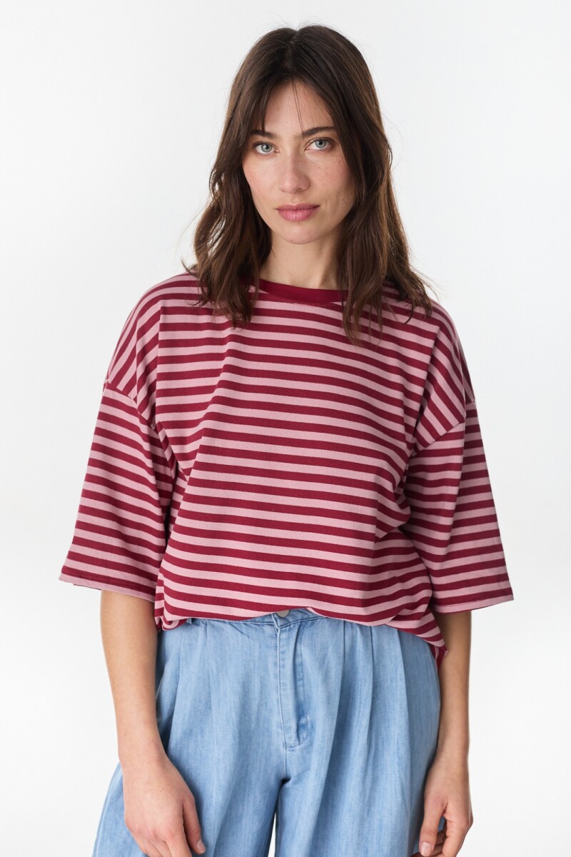 Tshirt Rowan Rosa/Bordeaux