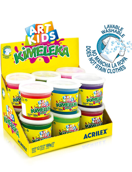 Pote de Slime Acrilex Kimeleka 180gr Colores varios Pote de Slime Acrilex Kimeleka 180gr Colores varios