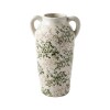 JARRON CERAMICA ESTAMP VERDE 29.5CM Unica