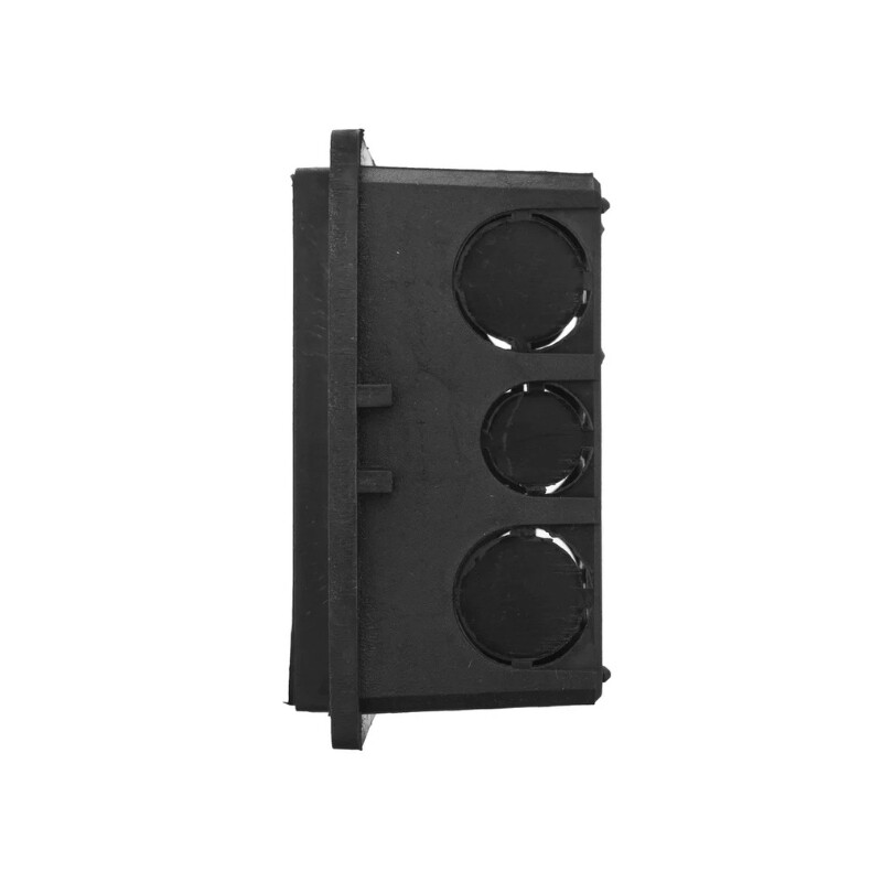 CAJA HONDA 3 MODULOS Caja Honda 3 Módulos con Grampa Metálica Negro