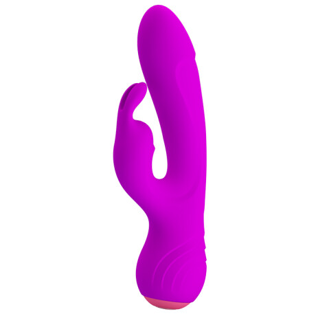 VIbrador Doble Silicona Broderick Pretty Love Fucsia VIbrador Doble Silicona Broderick Pretty Love Fucsia