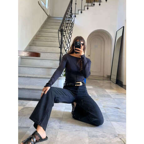 Wideleg Niut Black