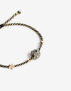 Pulseras Flexibles Color Pulsera Ajustable Athletic Bling - Combinacion Bicolor
