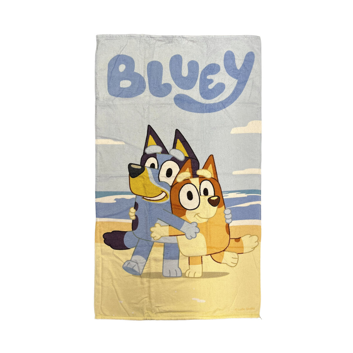 Toalla Infantil Playera Bluey 100% Algodón 70 x 130 cm - CELESTE 